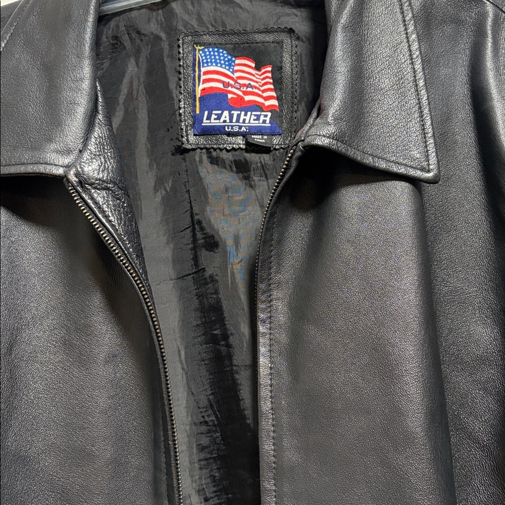 Black Leather Jacket - Picture 2 of 9